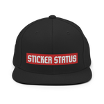 Classic Embroidered Sticker Status Snapback