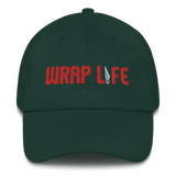 Wrap Life (red) - Embroidered Dad Hat