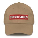 Classic Embroidered Sticker Status Dad Hat