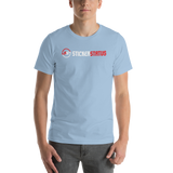 Unisex Printed Sticker Status T-Shirt