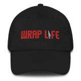 Wrap Life (red) - Embroidered Dad Hat