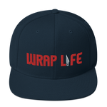 Wrap Life (red) - Embroidered Snapback